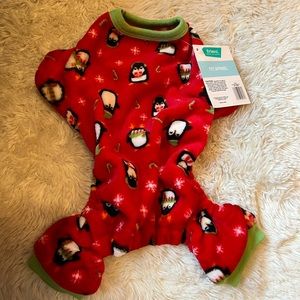 Frisco Penguin Plush Fleece Dog Pajamas